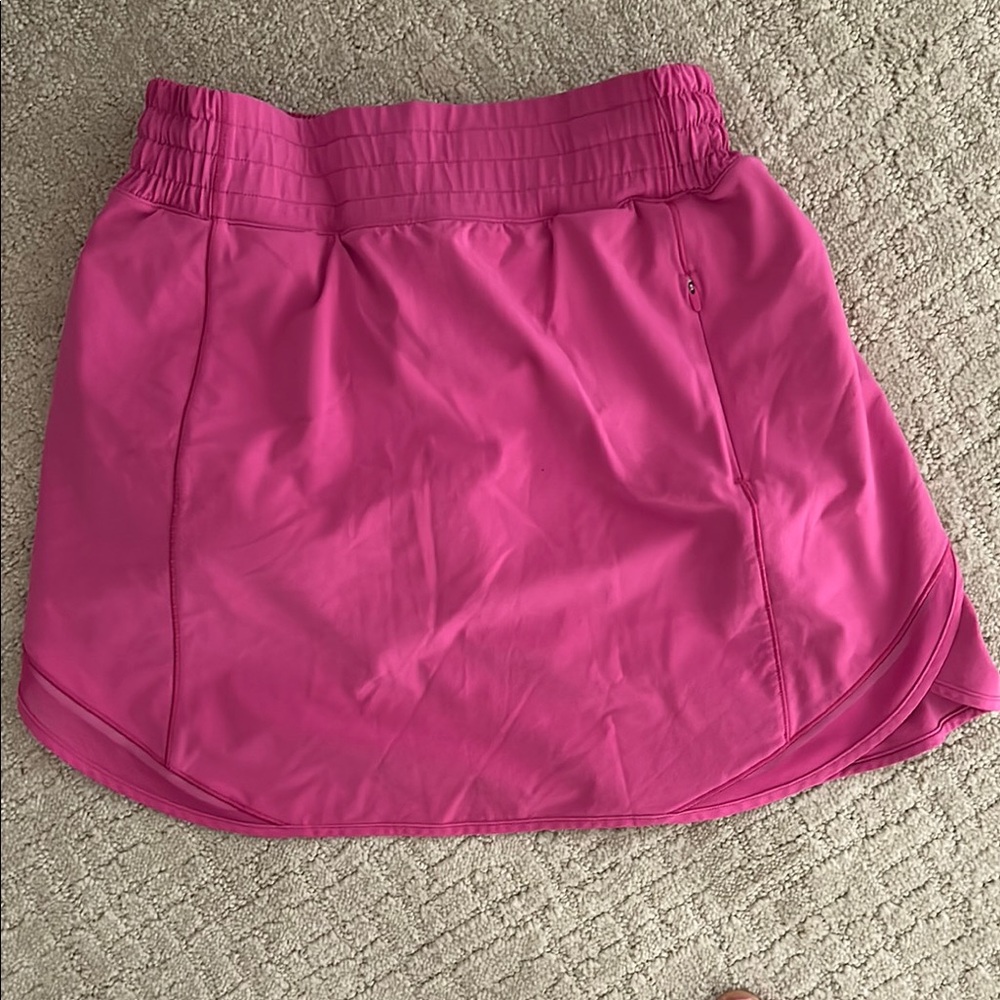 Vibrant Pink Athletic Skirt